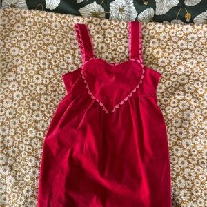 Gymboree Vibrant Red Heart Dress